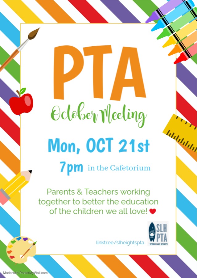 PTA Meeting - Oct 2024