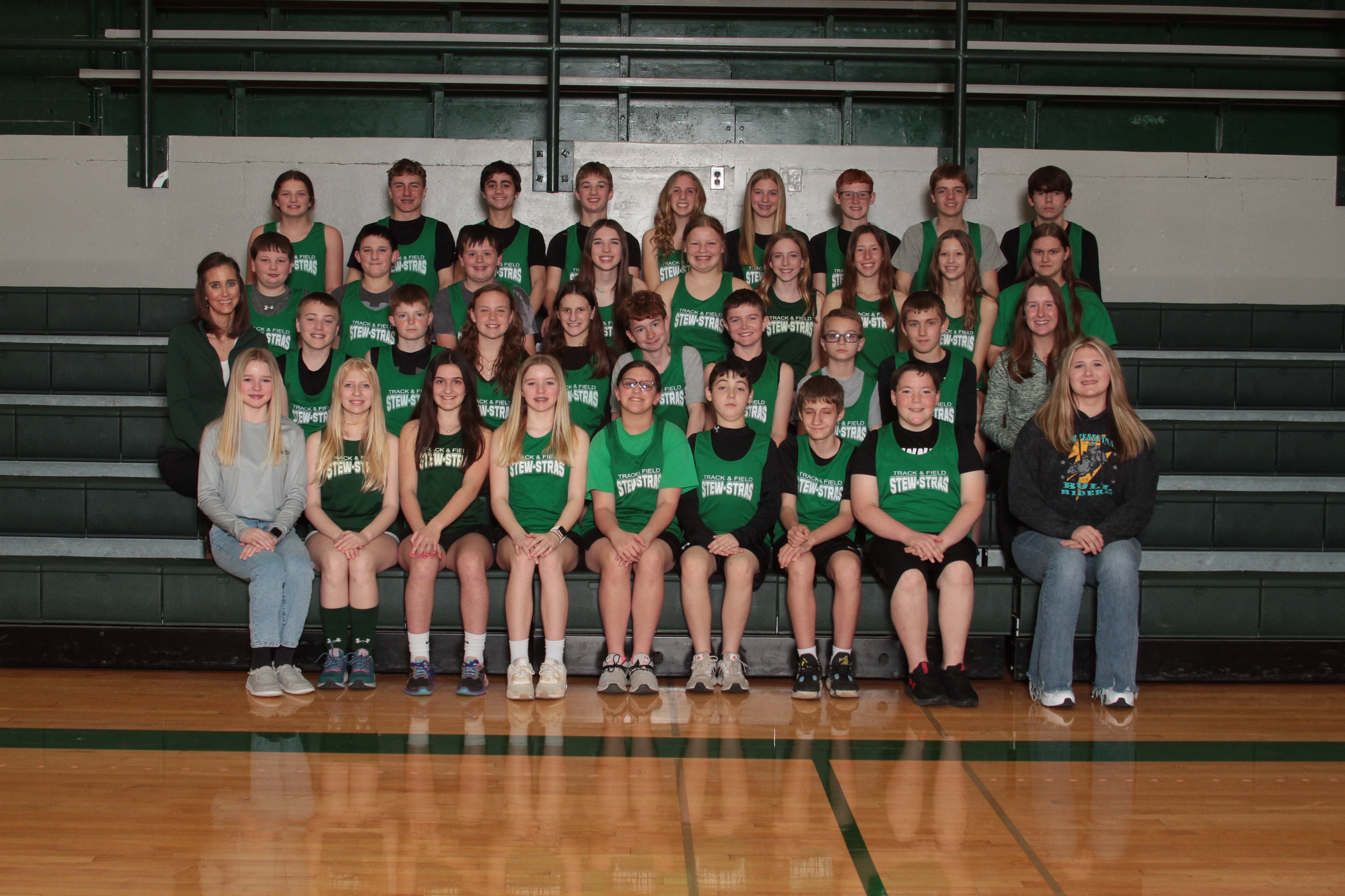 Jr High Track StewardsonStrasburg CUSD 5A