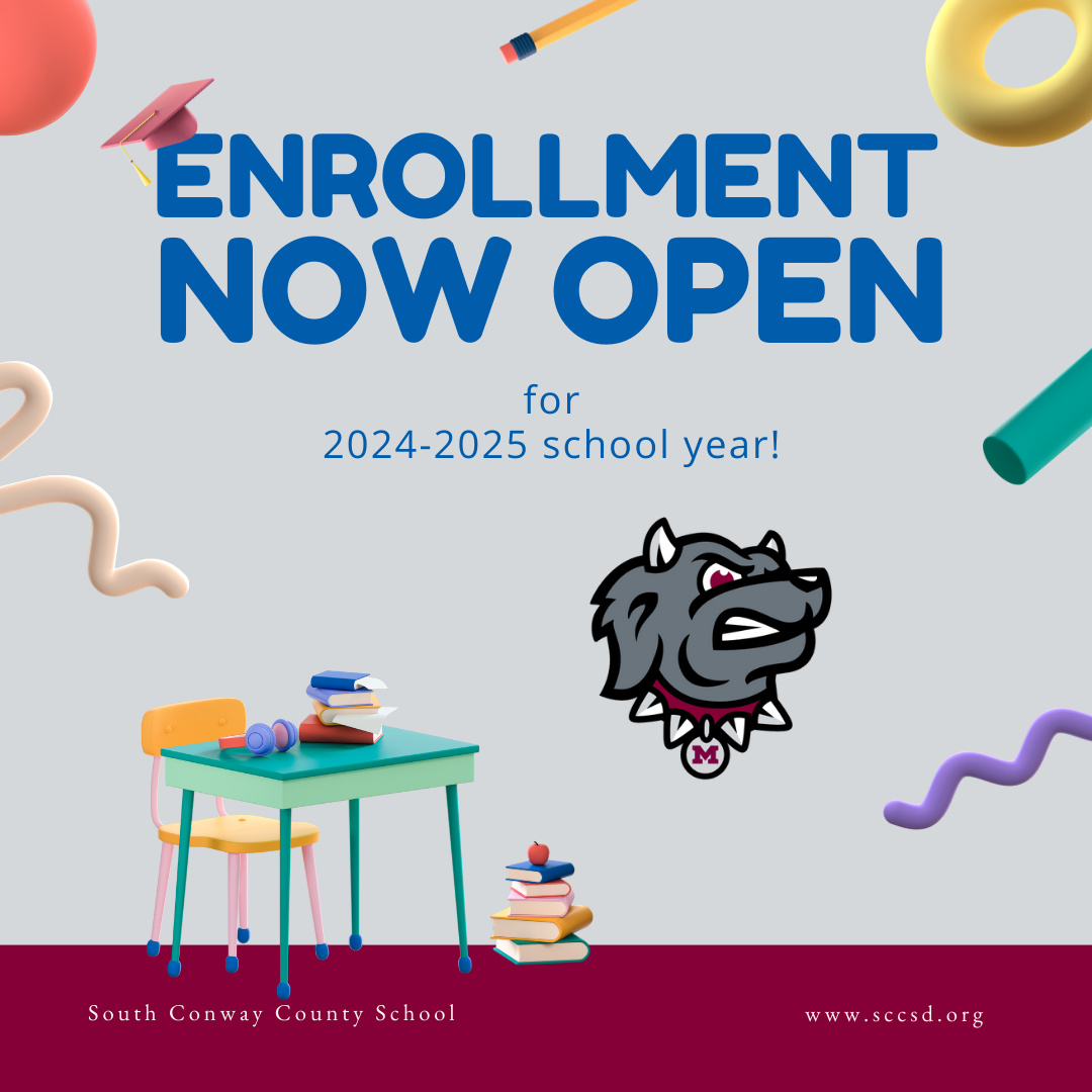 SCCSD Enrollment Now Open for 2024-25 school year.