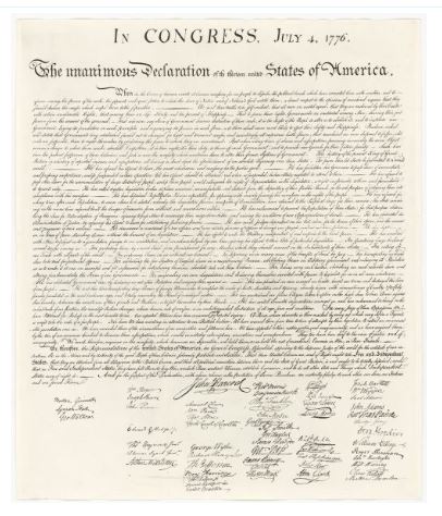 declaration of Independence