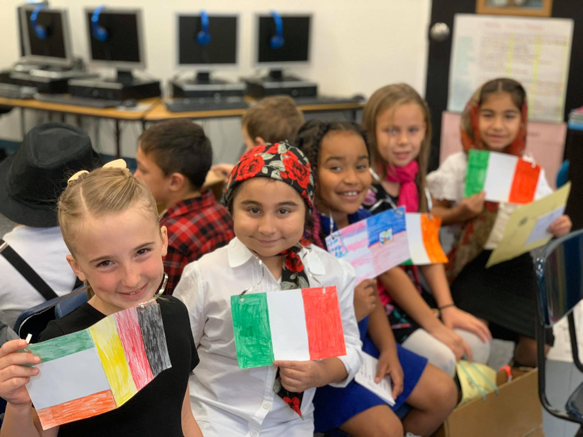 Ellis Island Flags