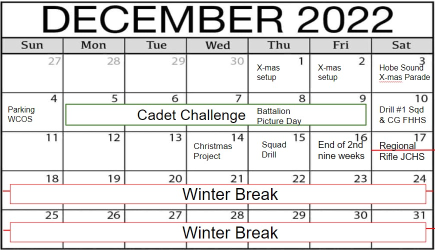 JROTC South Fork High School