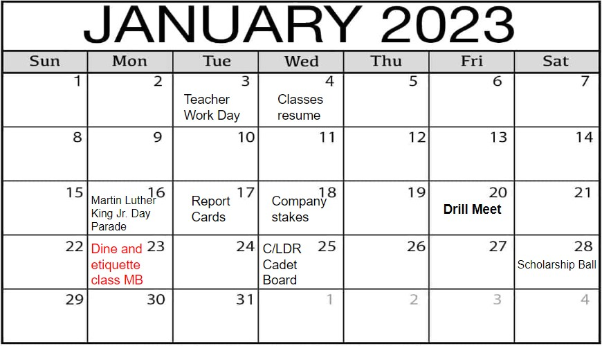 JROTC South Fork High School