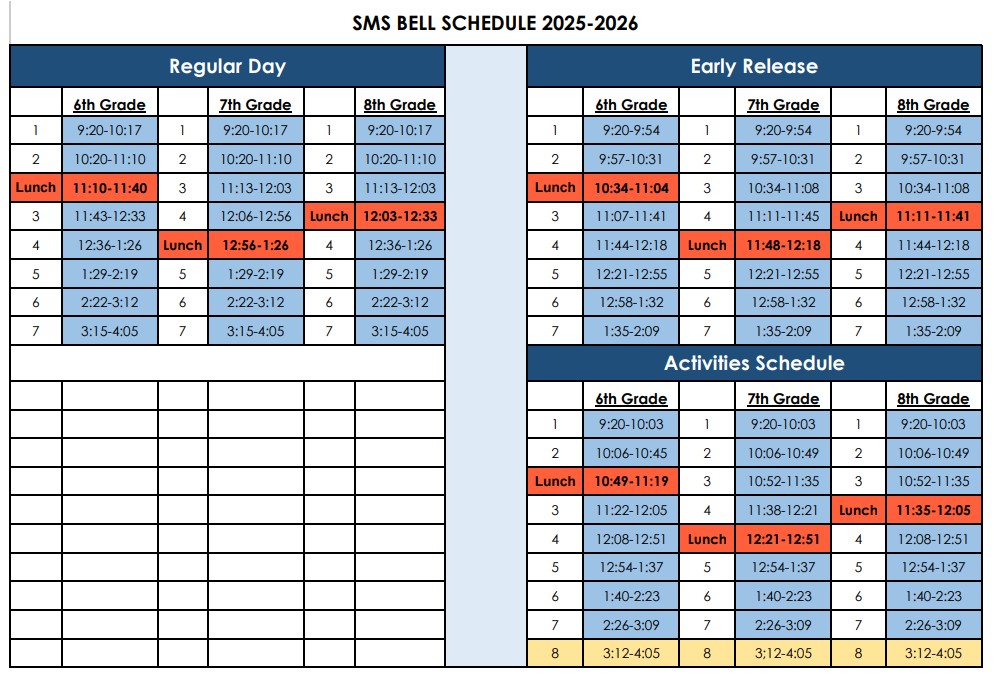 Bell Schedule 