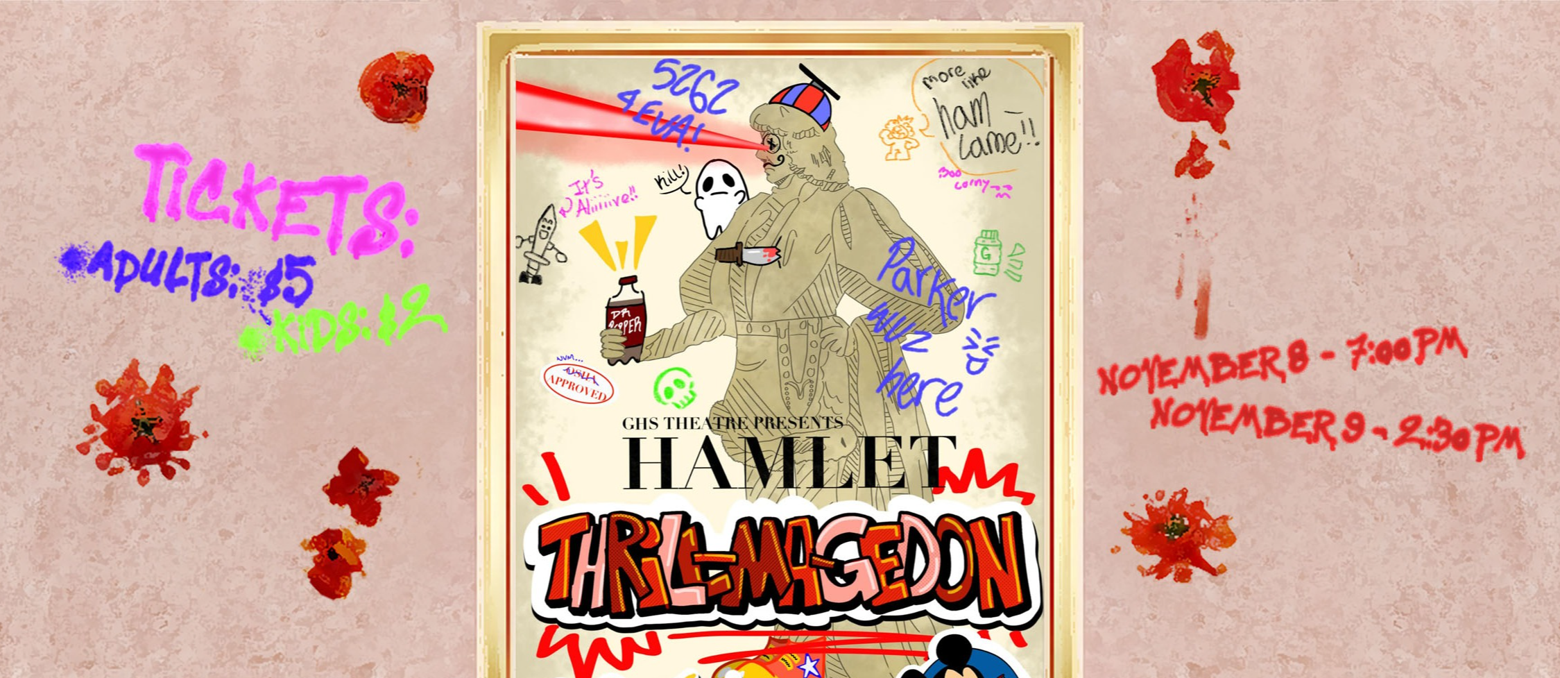 GHS Theater Presents Hamlet Thrill-Ma-Gedon