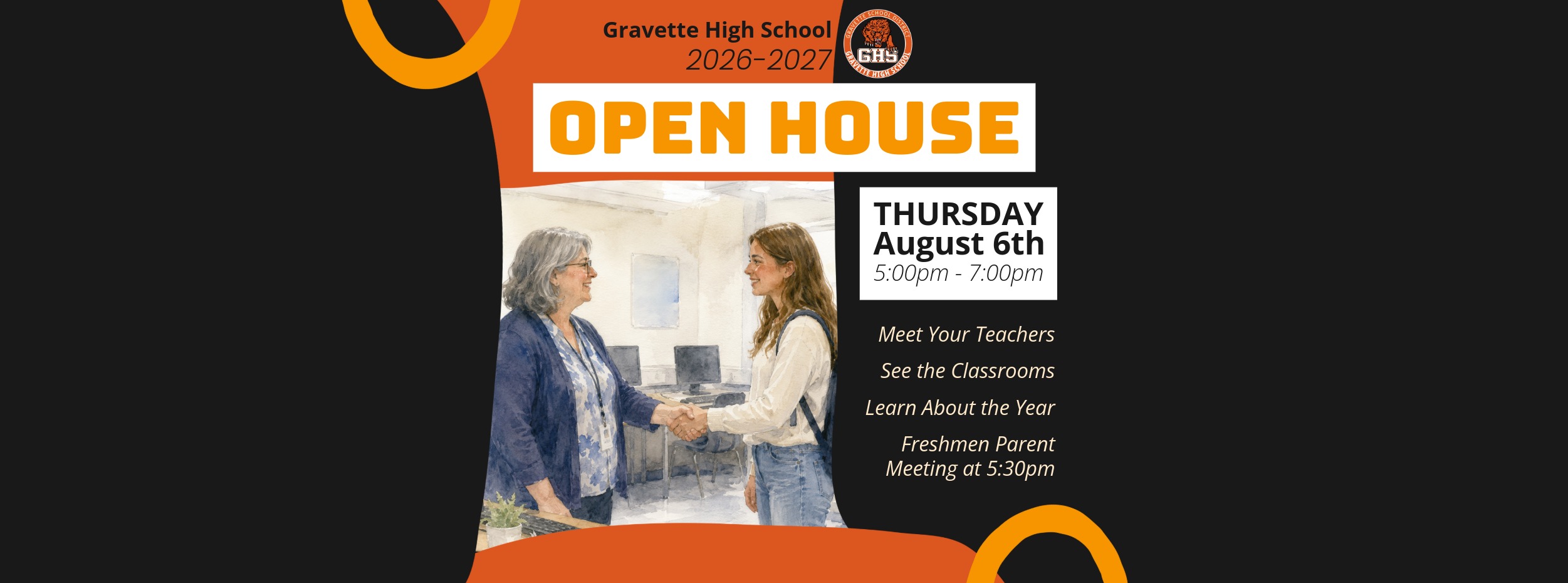 GHS Open House Graphic