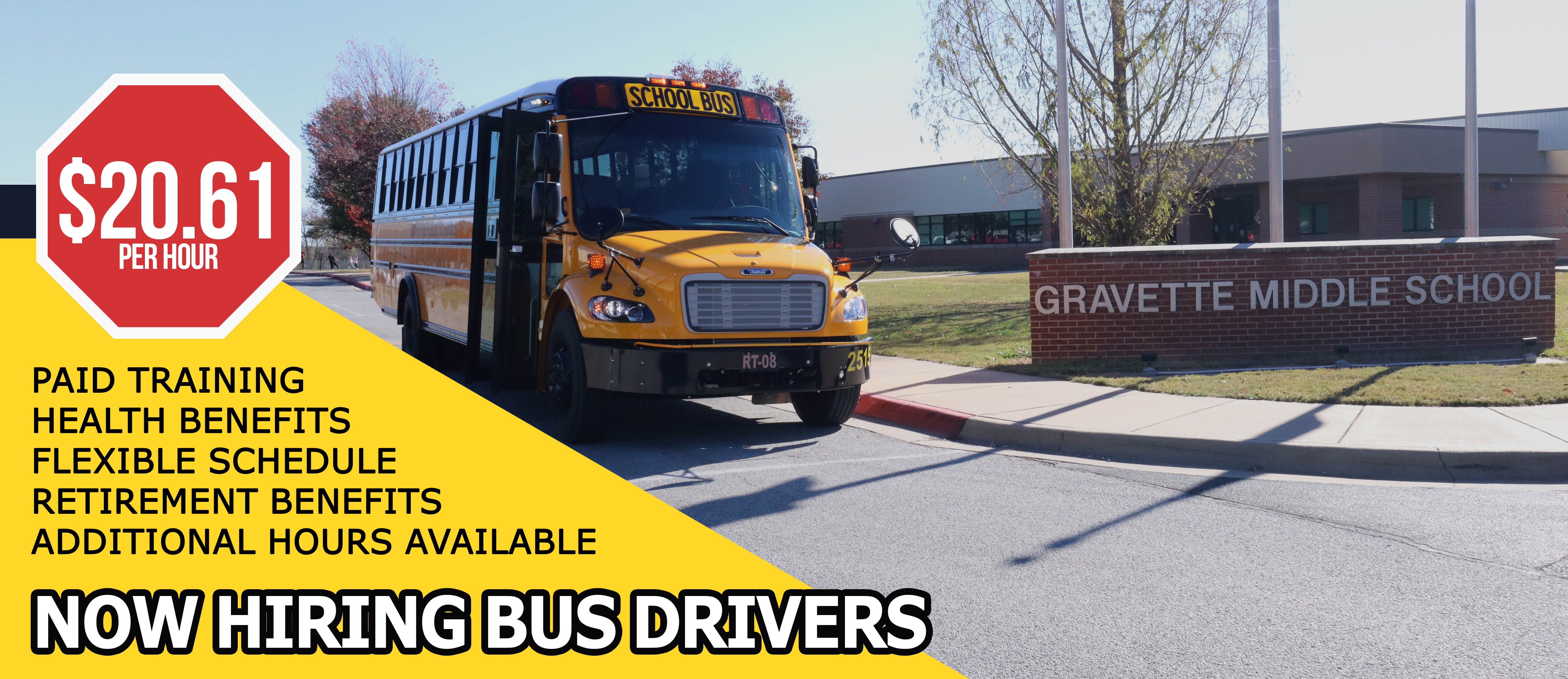 Now Hiring Bus Drivers