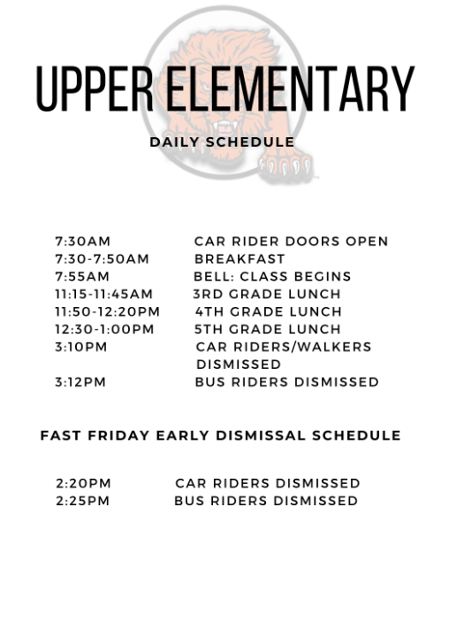 bell schedule