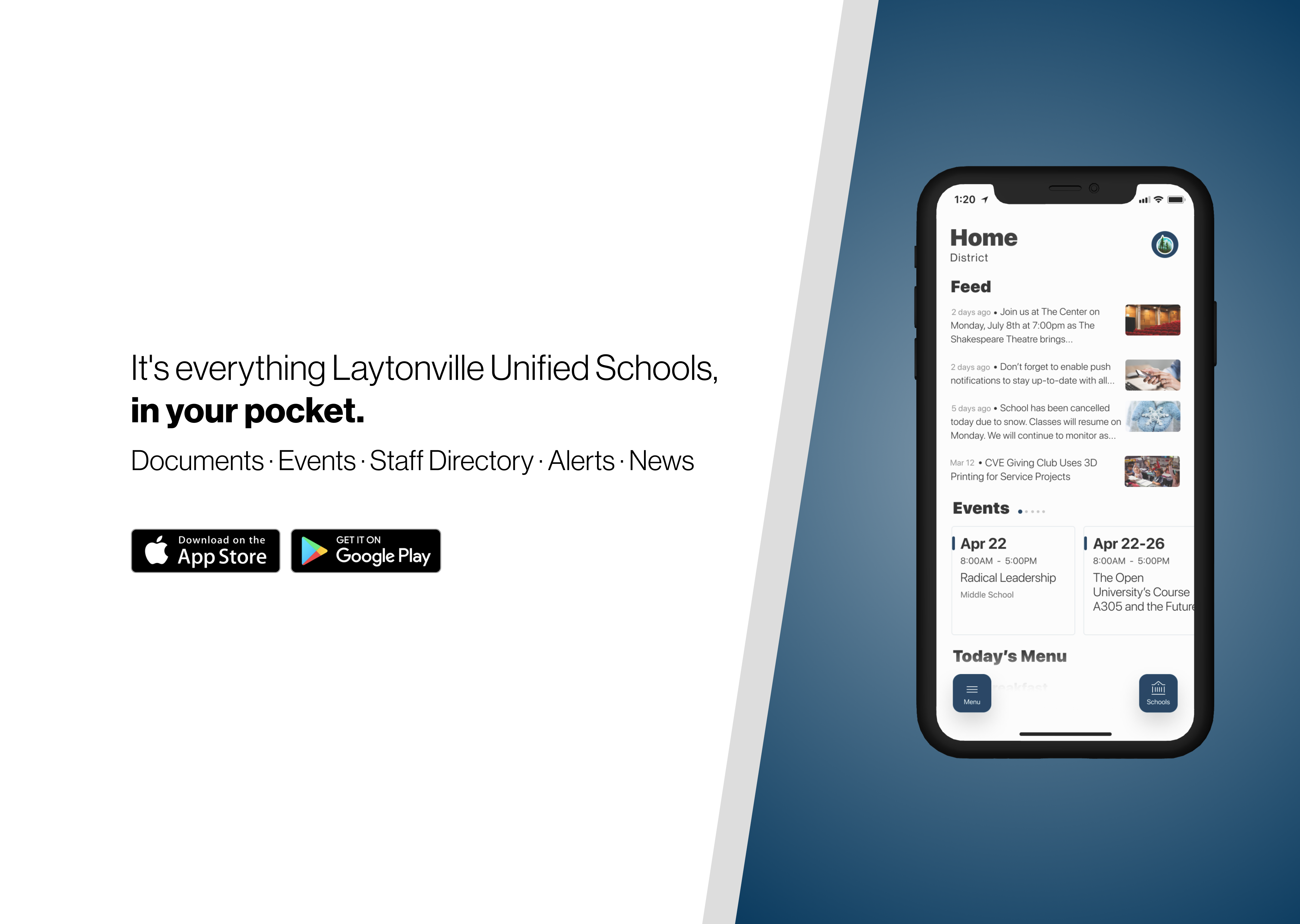Web banner App introduction