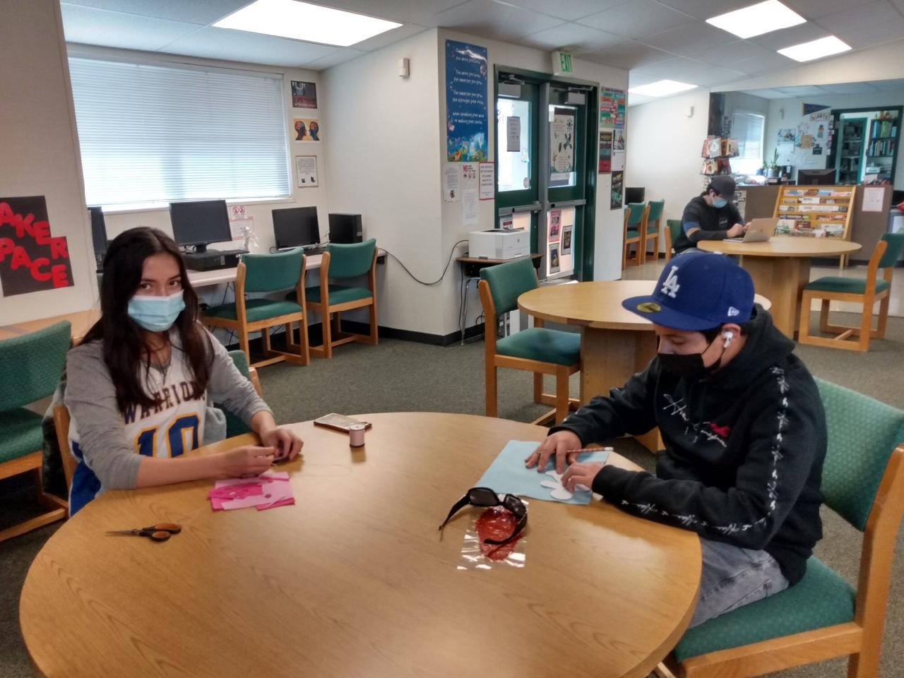 2 Students in the Library