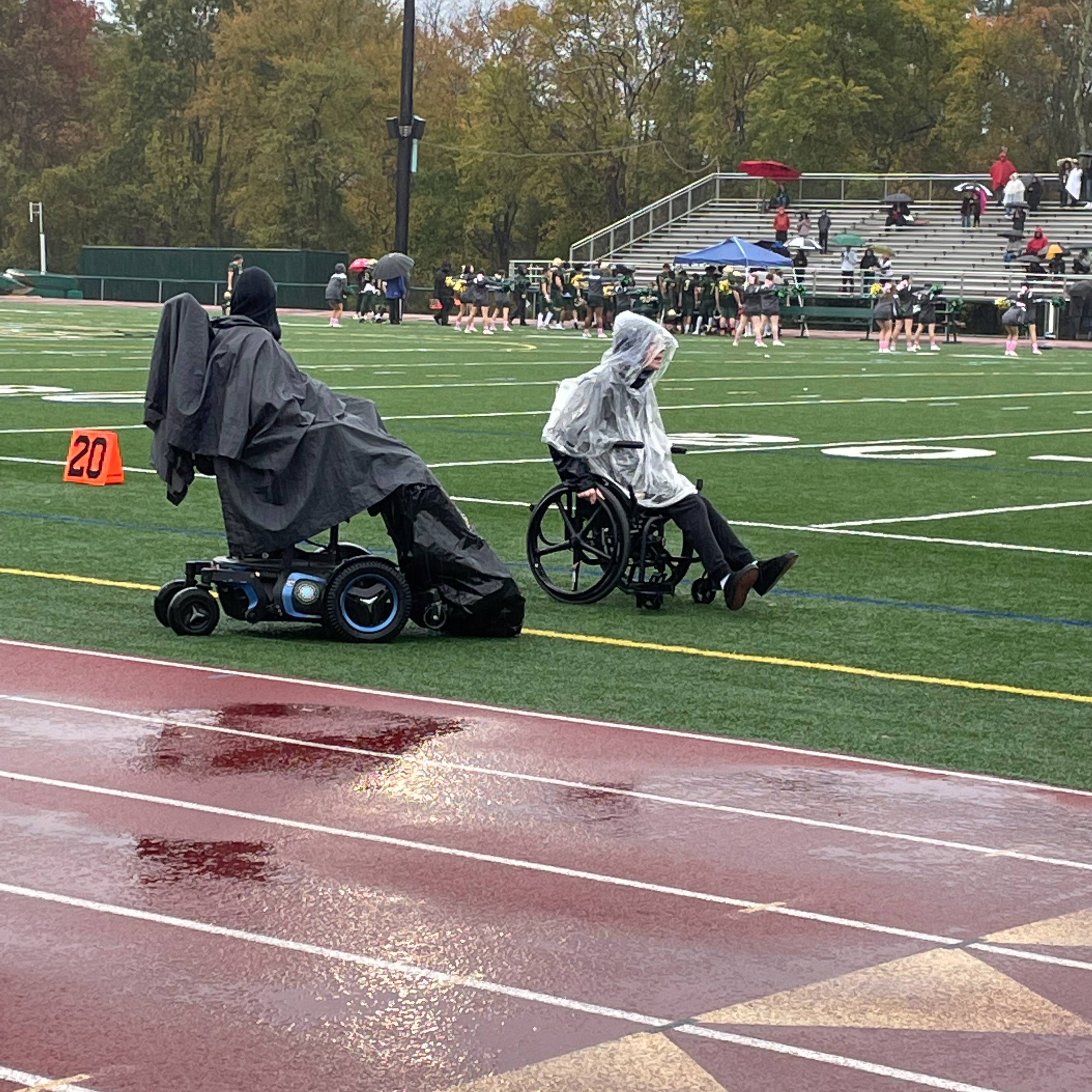 PHS fans rain or shine