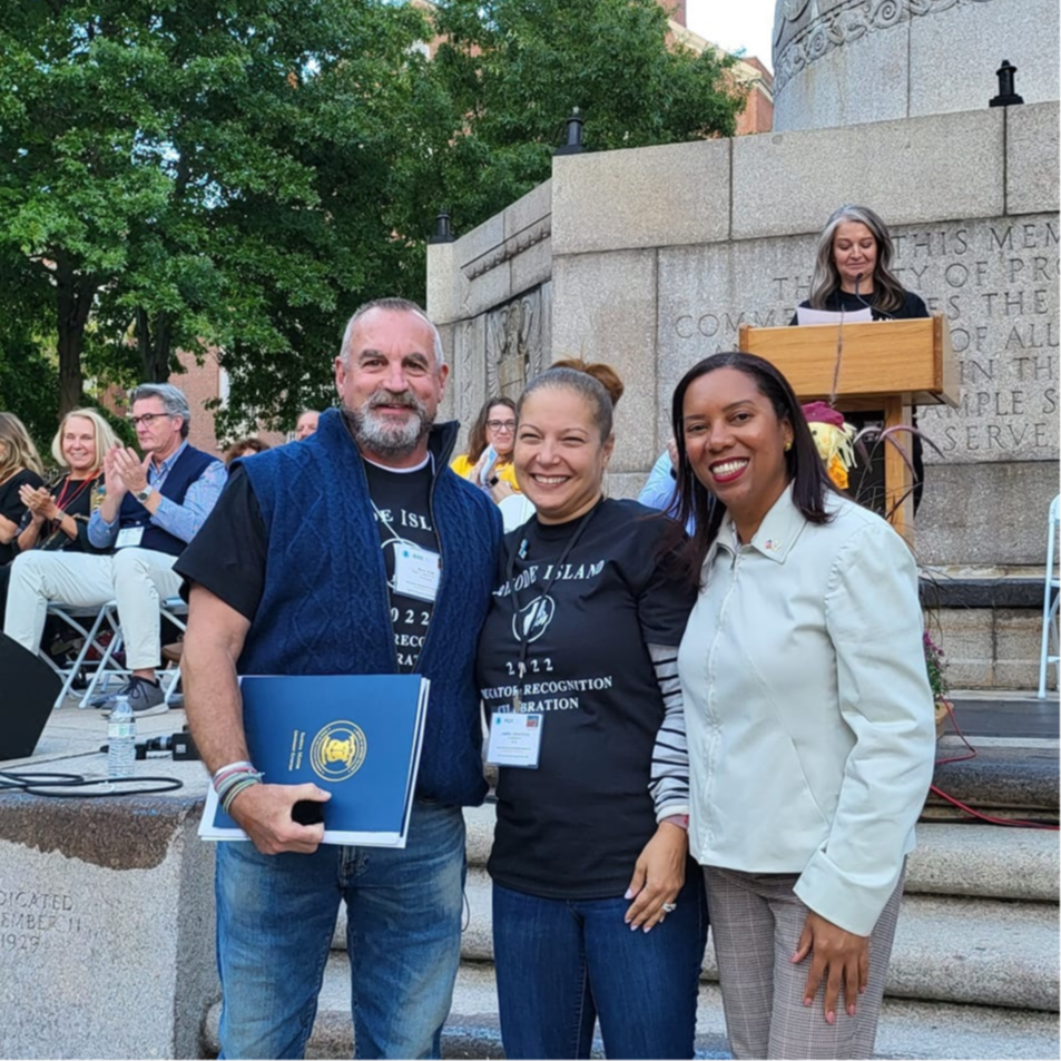 Teacher of the Year, Kevin Reilly at Waterfire