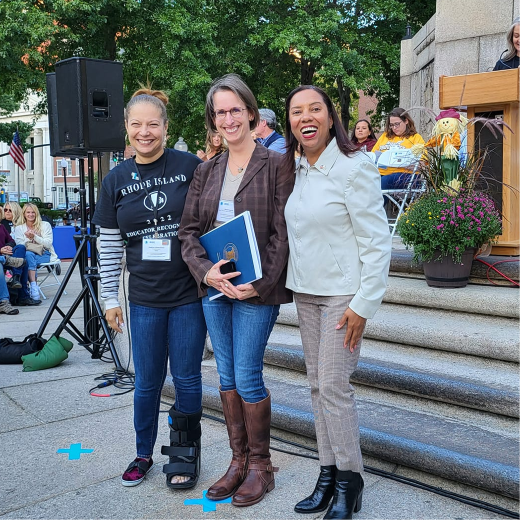 Sarah Hunicke recognized for earning National Board Certification at Waterfire