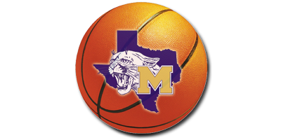 Basketball with school logo