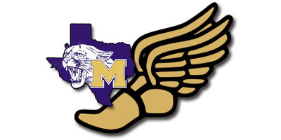 Track and Field logo with School  logo