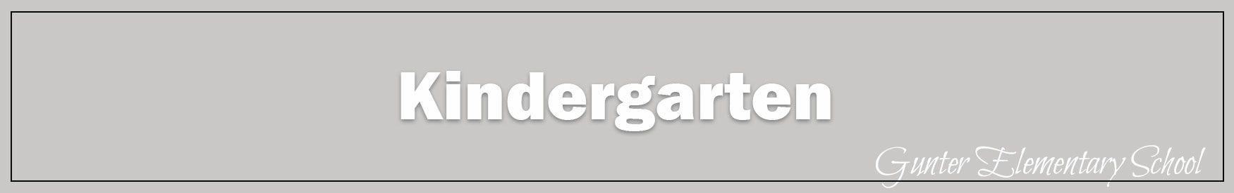 Kindergarten