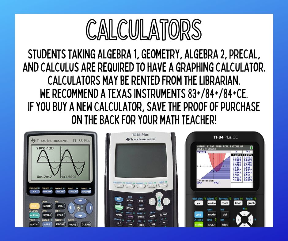 Calculator Requirements