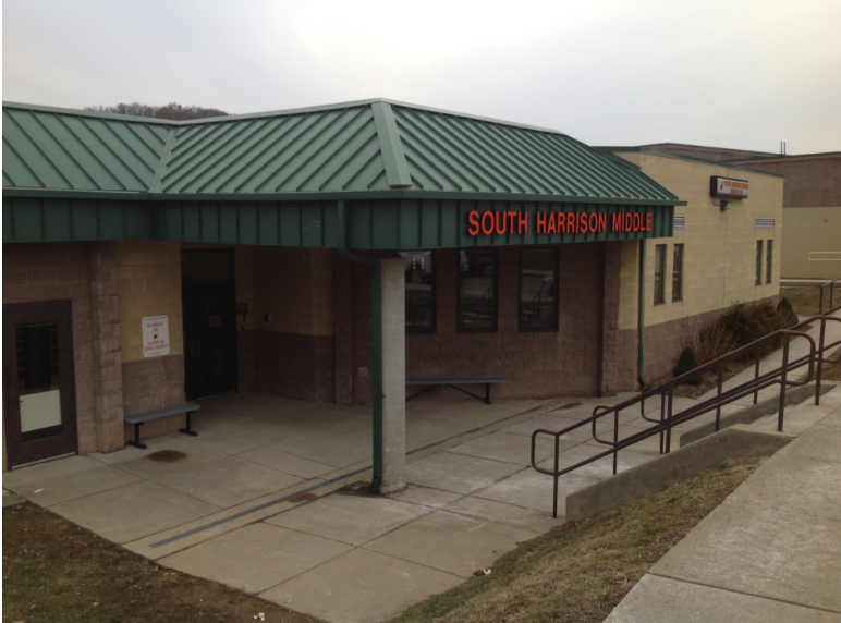 Photo of the South Harrison Middle School.