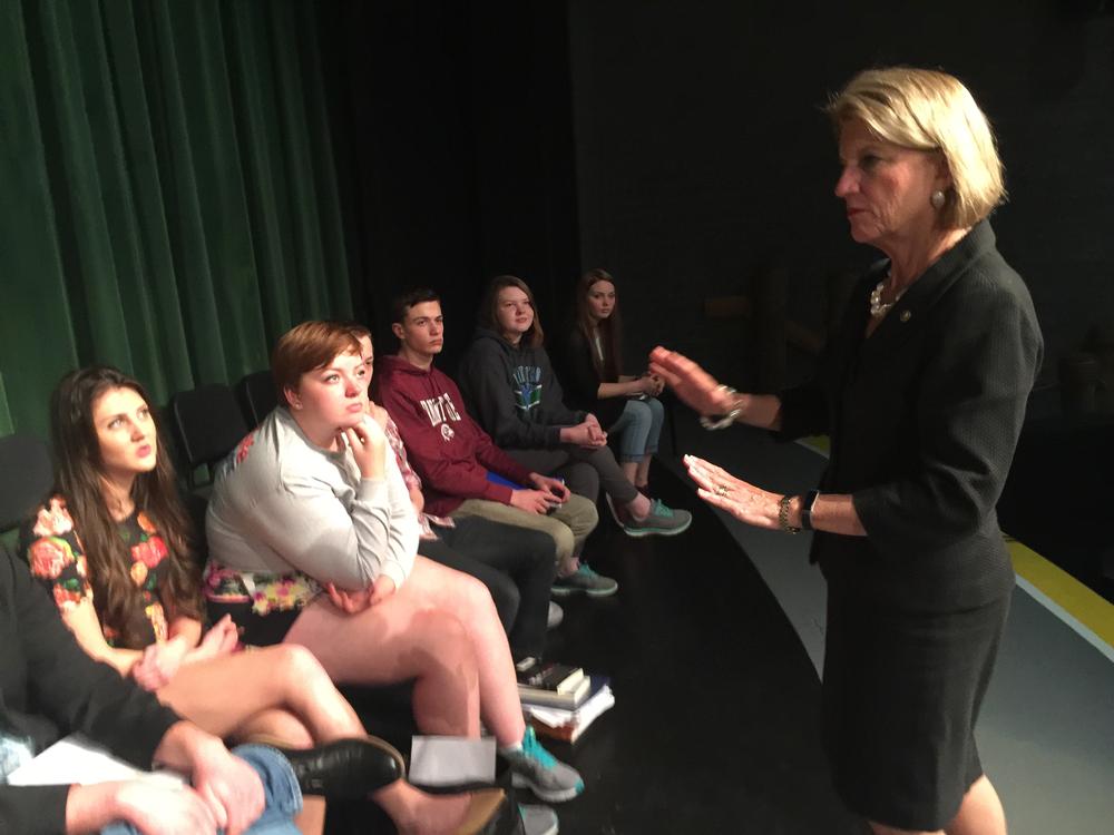 Senator Shelly Moore Capito visits RCB and meets with AP Government class