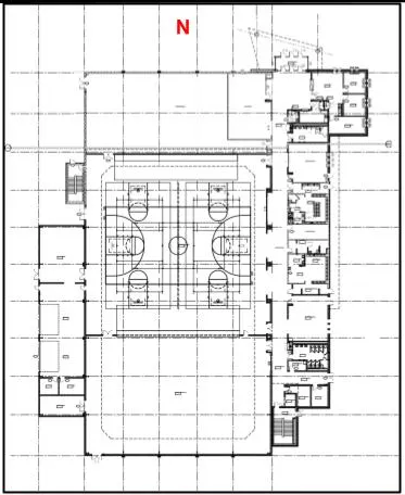 Floor plan of new multi-purpose building