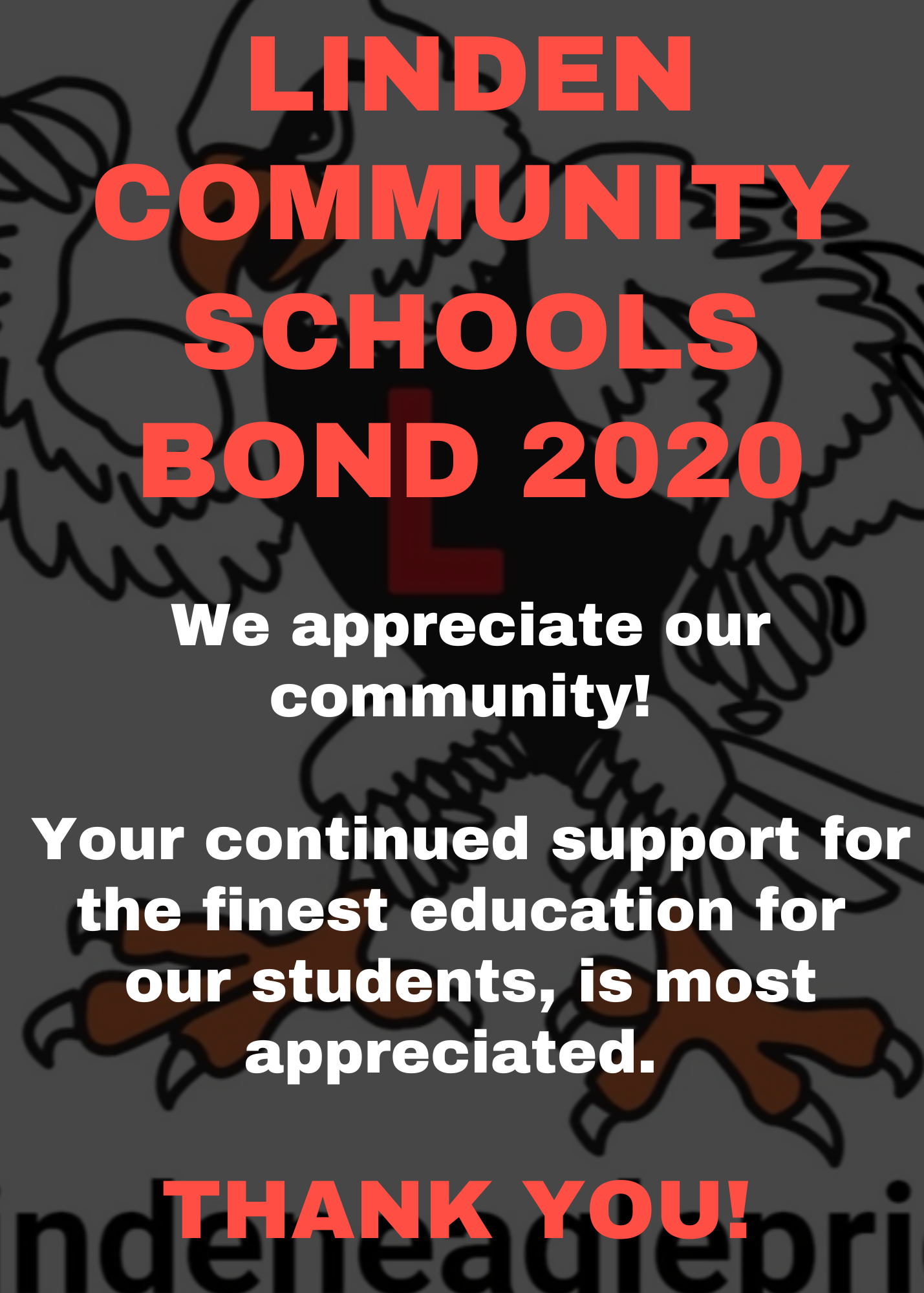 Thank you to our community