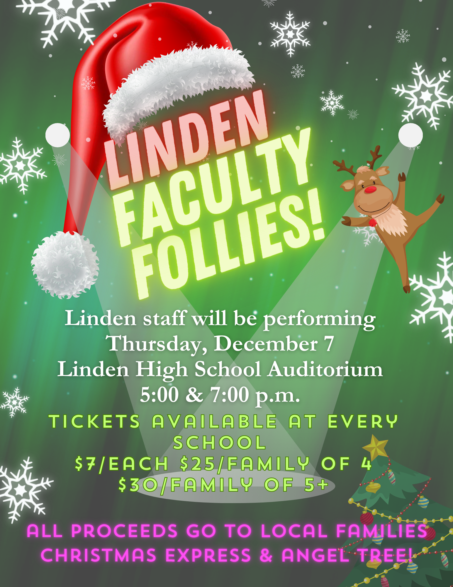 Linden Faculty Follies December 7th