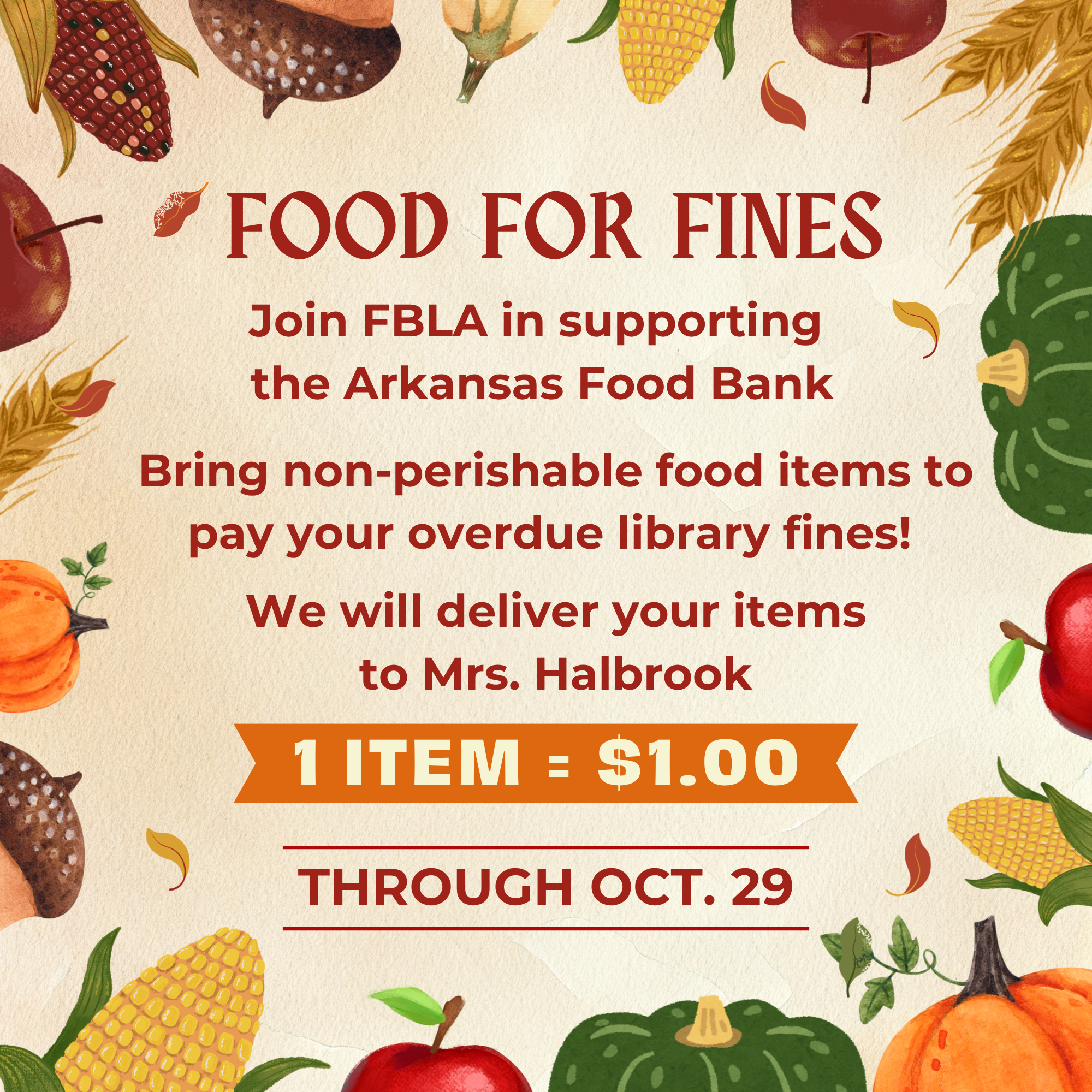 Food for fines information