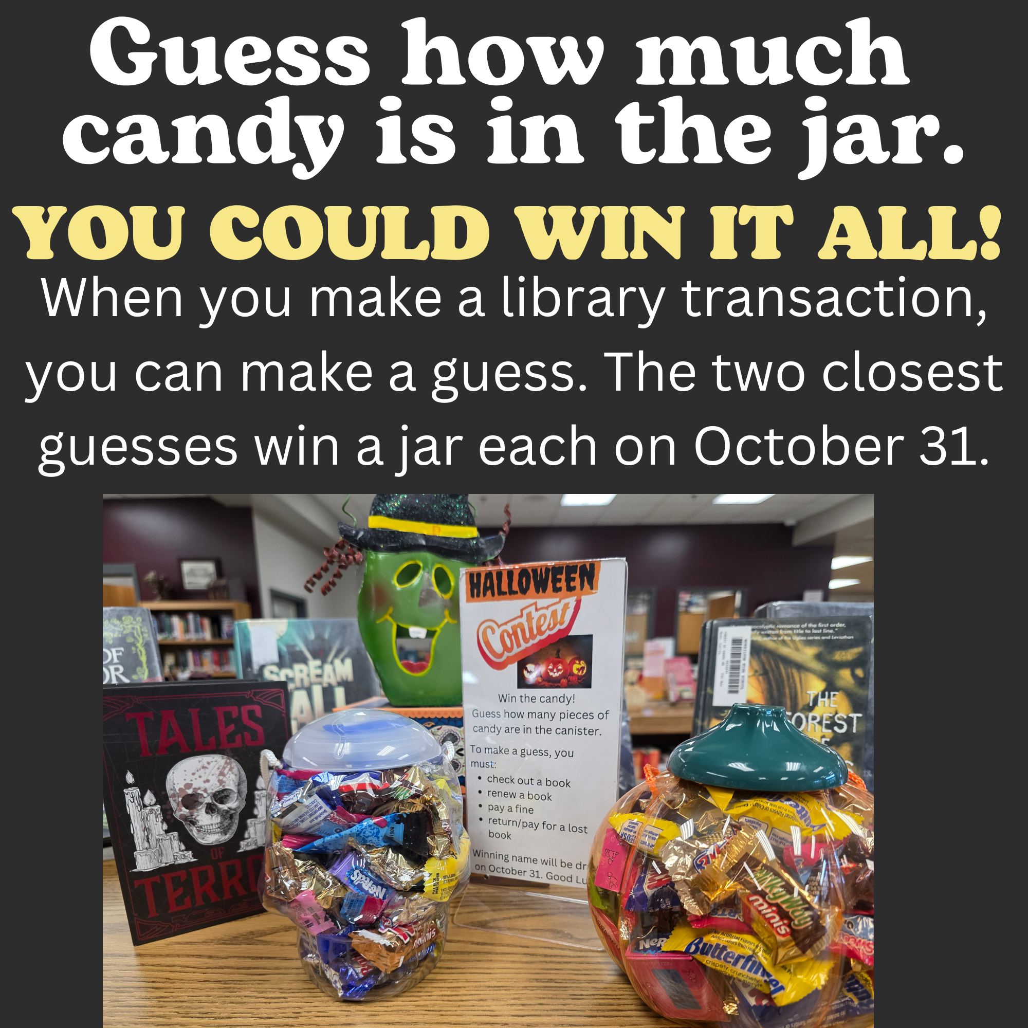candy guessing contest