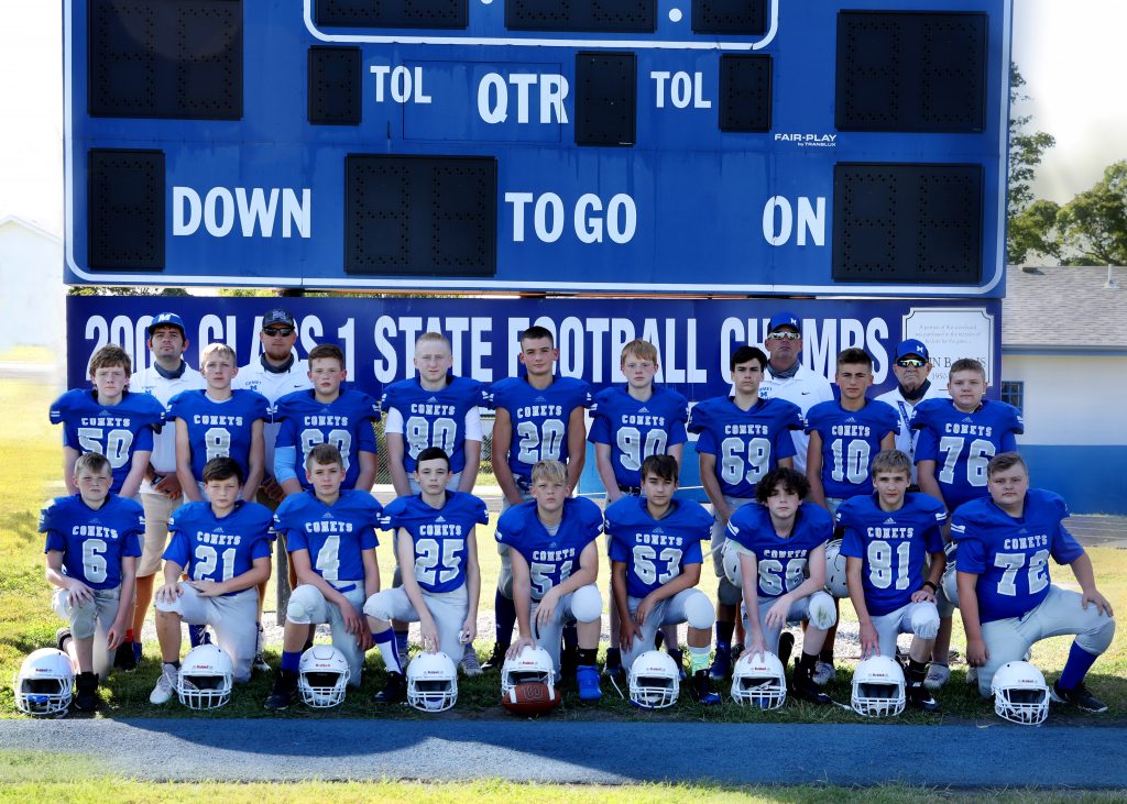 Middle School Football Marionville RIX School District