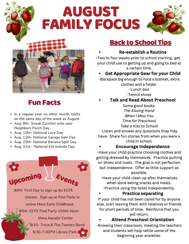 August Newsletter