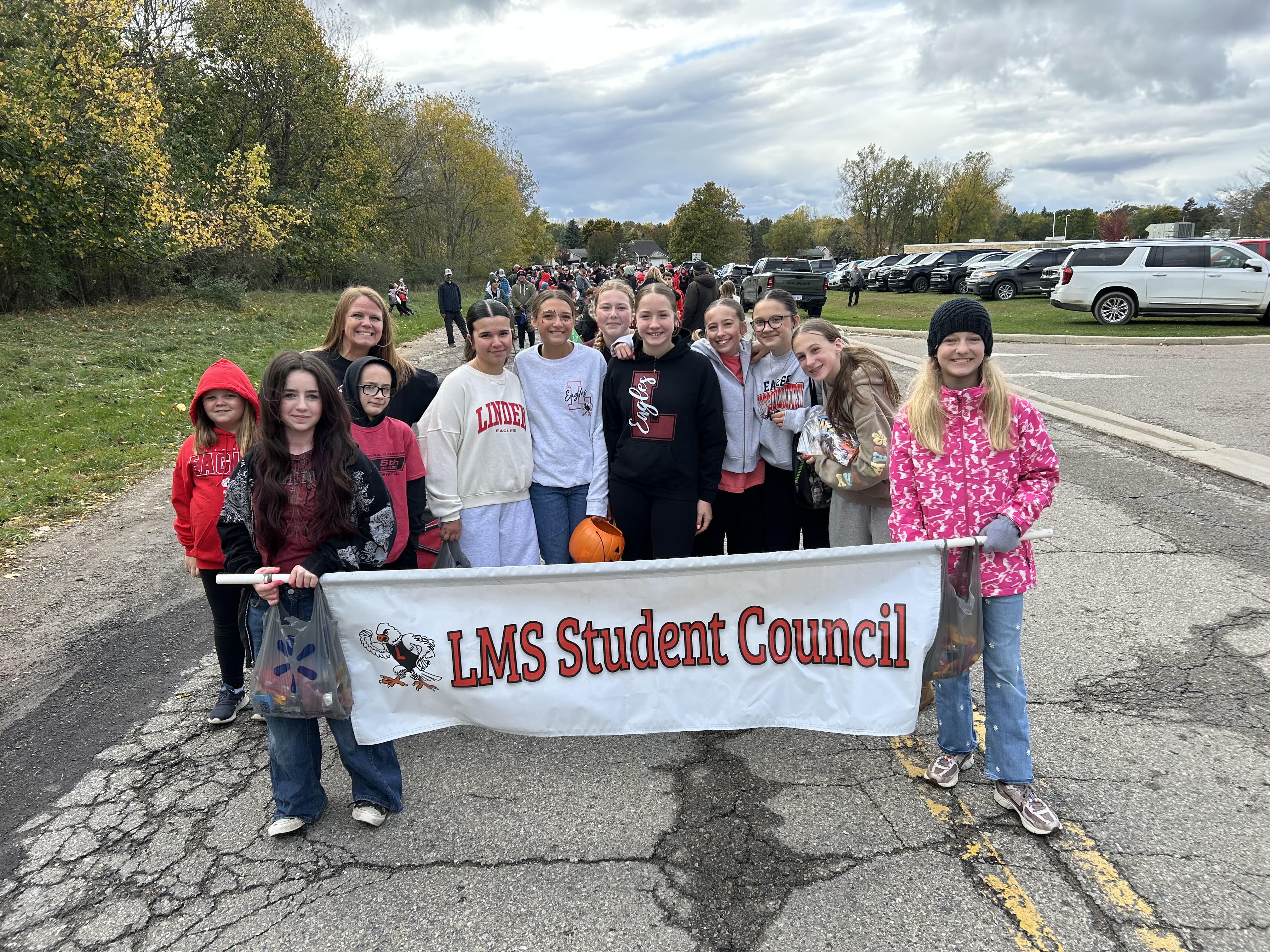 group of students in student council