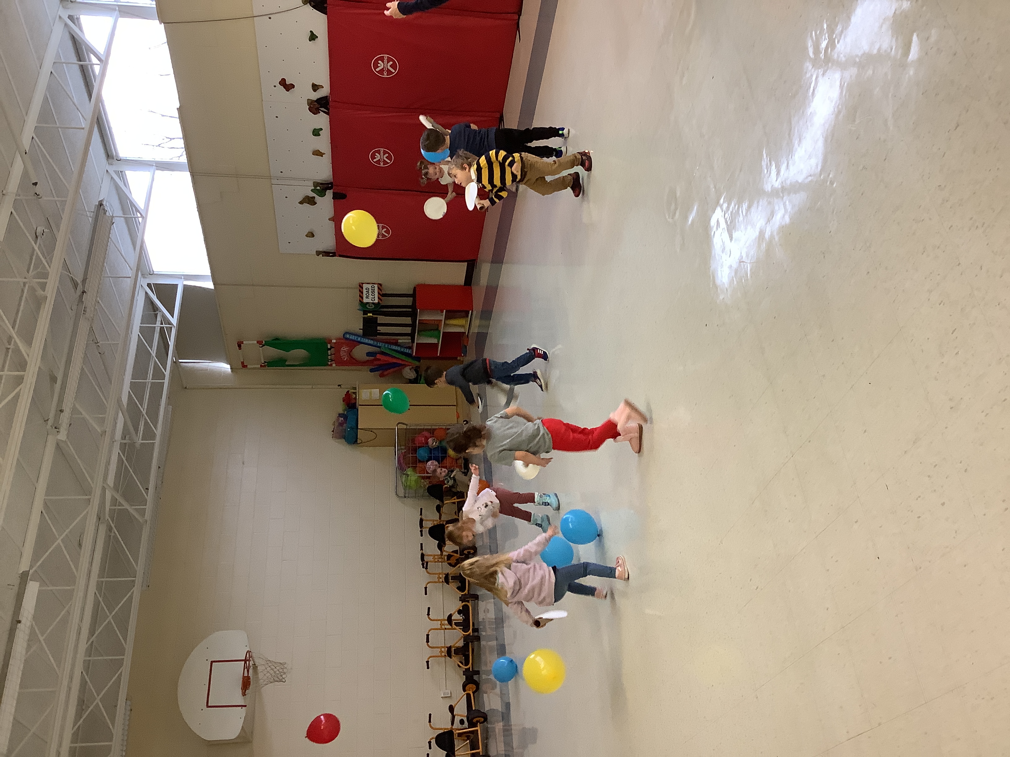 Balloons in the gym