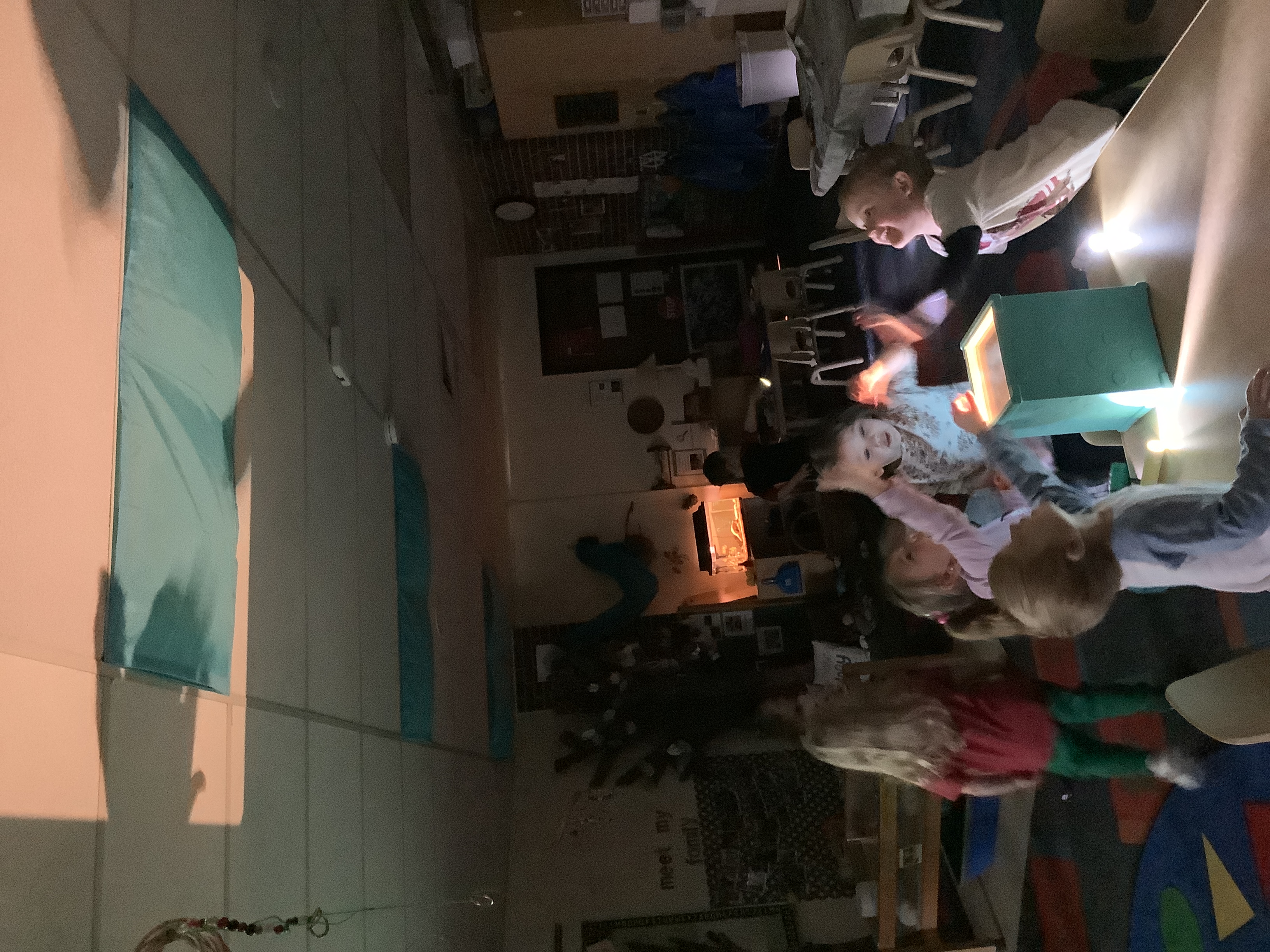 Learning about shadows with a projector