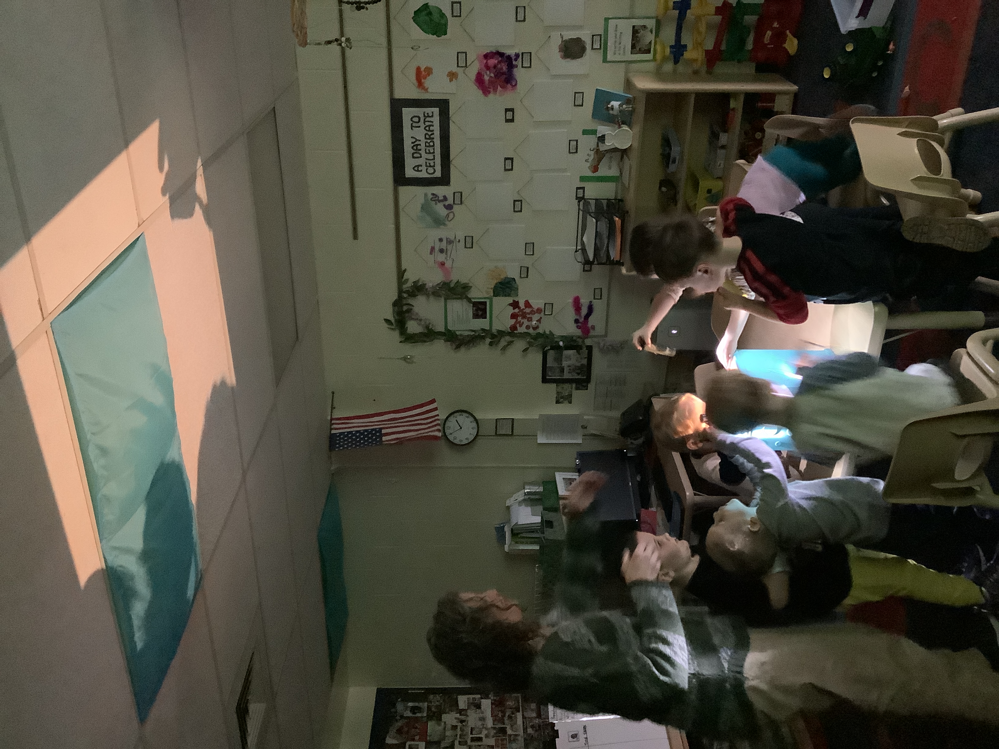 Learning about shadows with a projector