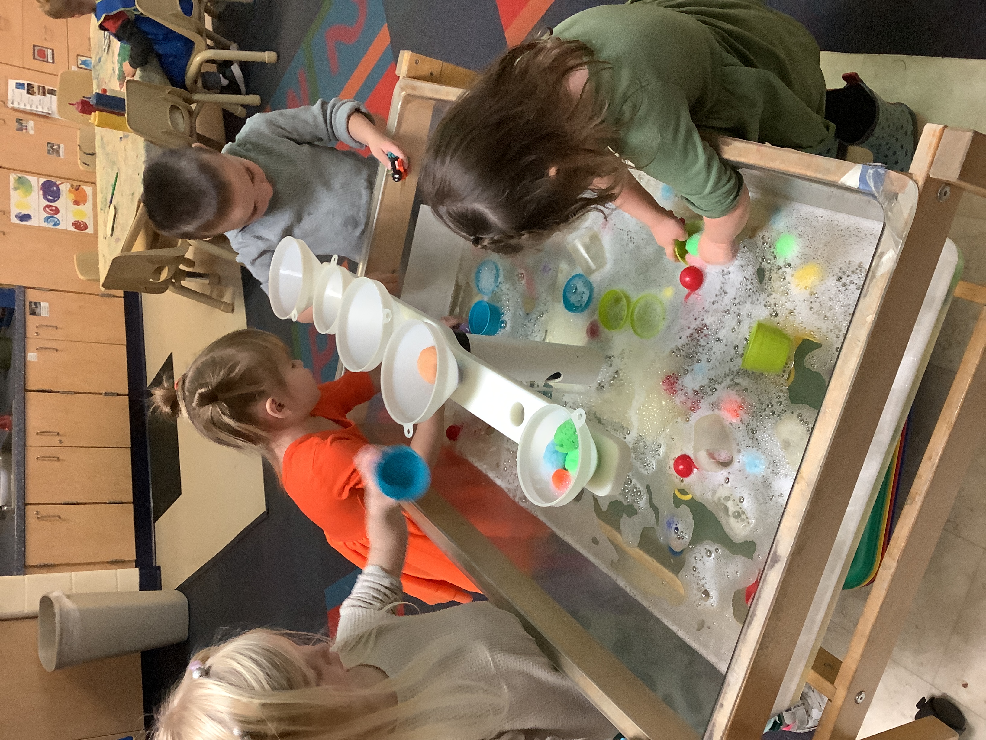 Water in the sensory table