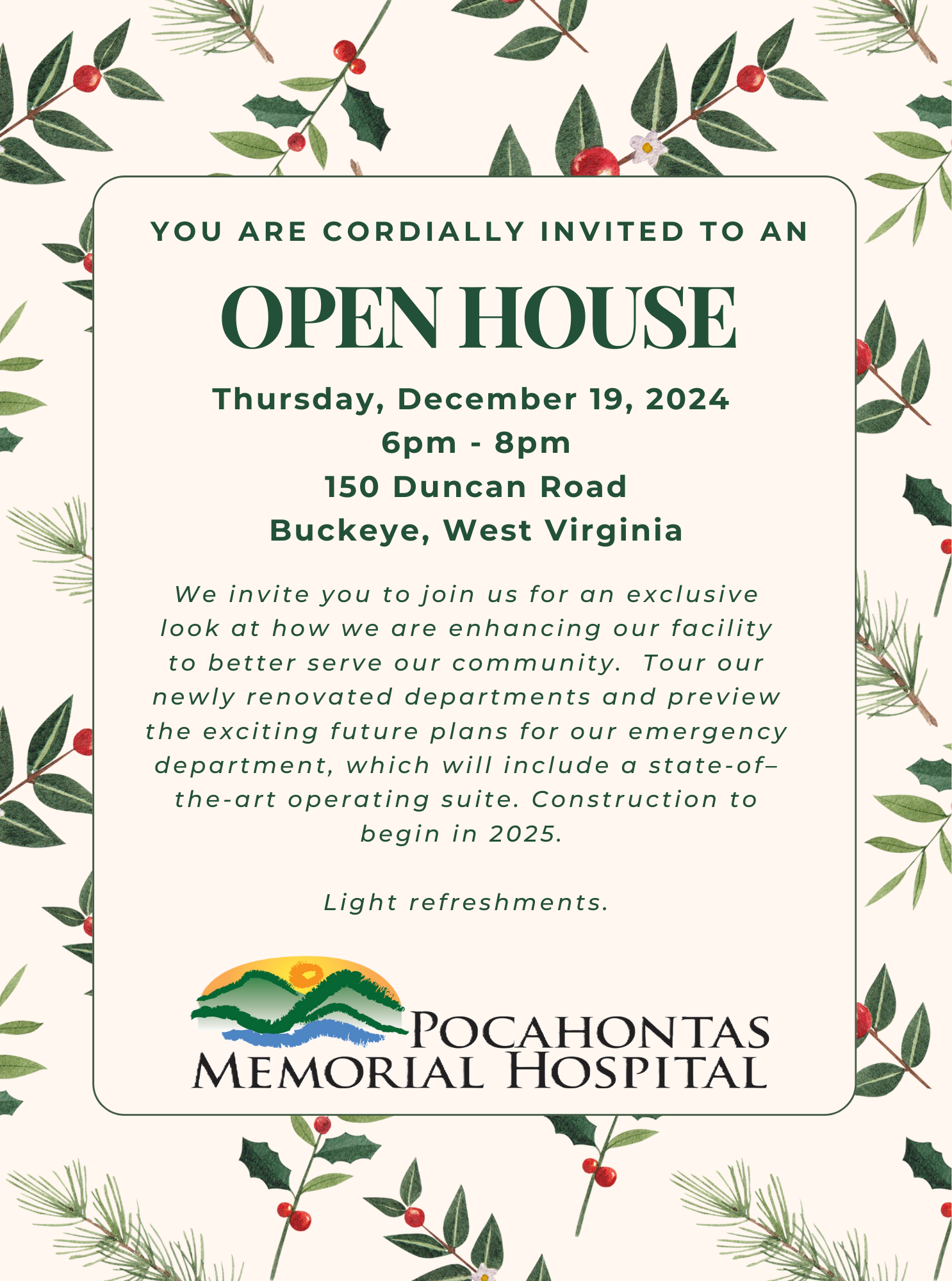 pmh open house