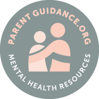 parent guidance.org logo - a parent hugging a child