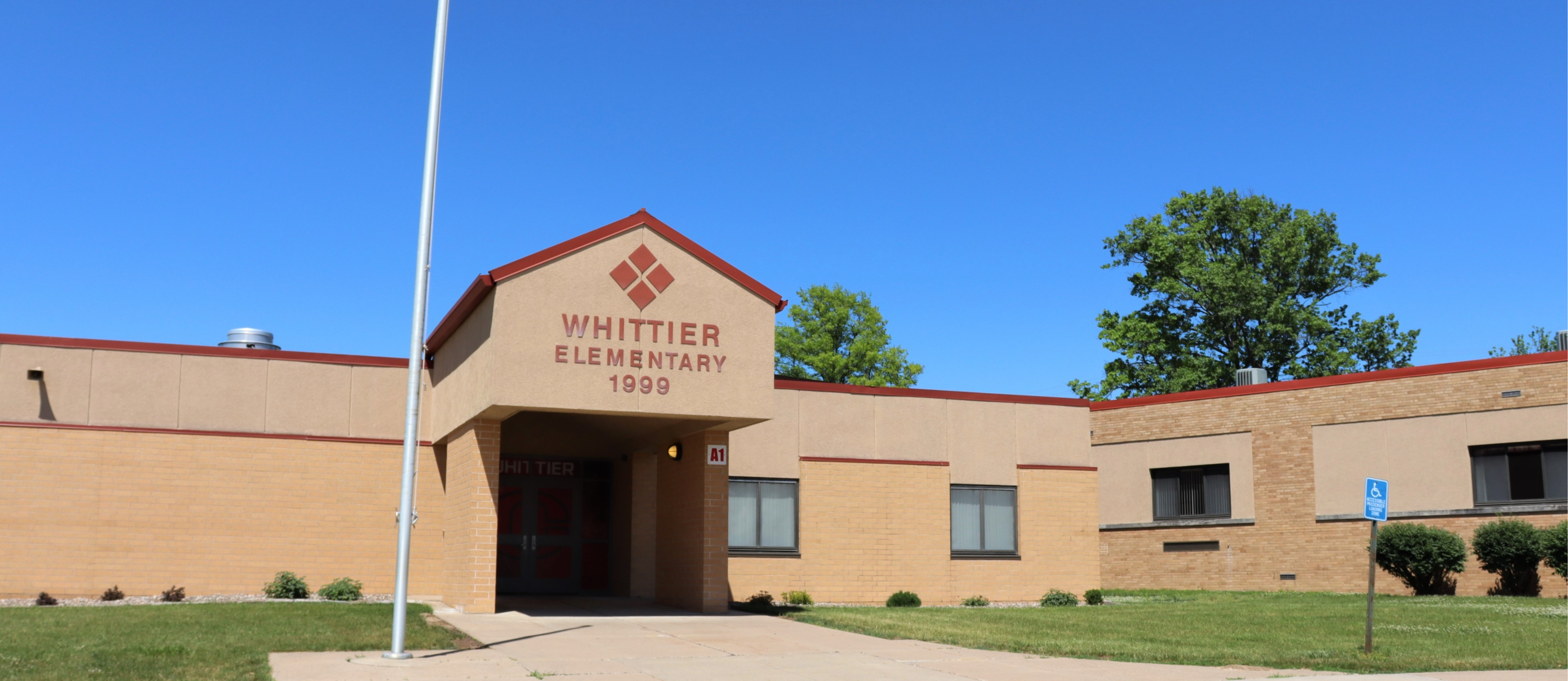 exterior view of whittier front office building
