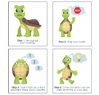 Turtles pictures on cards