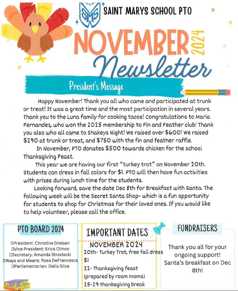 Nov PTO news
