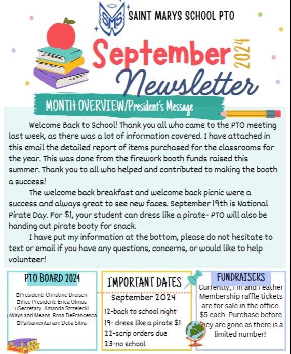 Sept Newsletter