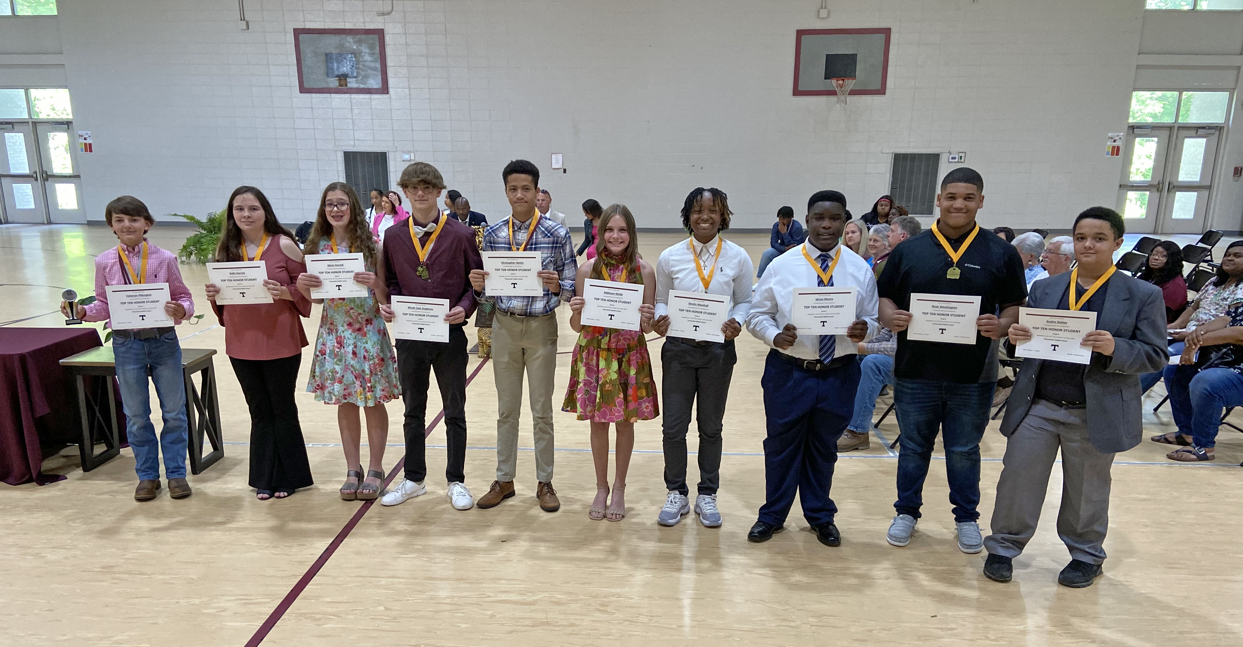 TMS Top 10 2023 - Eighth Grade