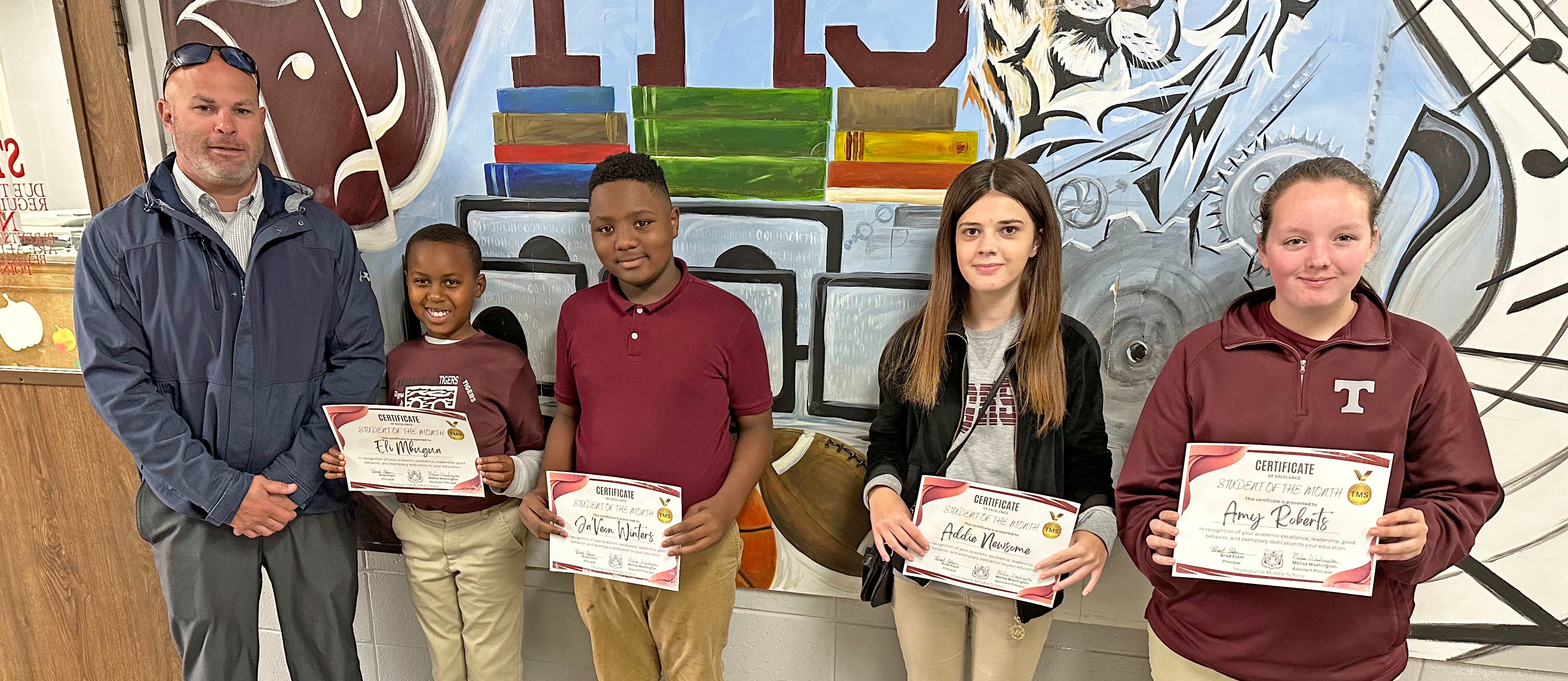TMS Students of the Month - Oct. 23