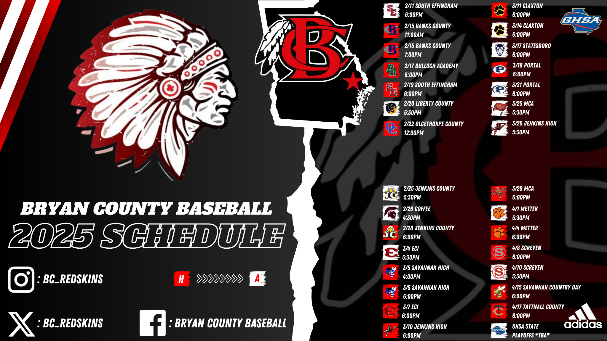 Baseball Schedule