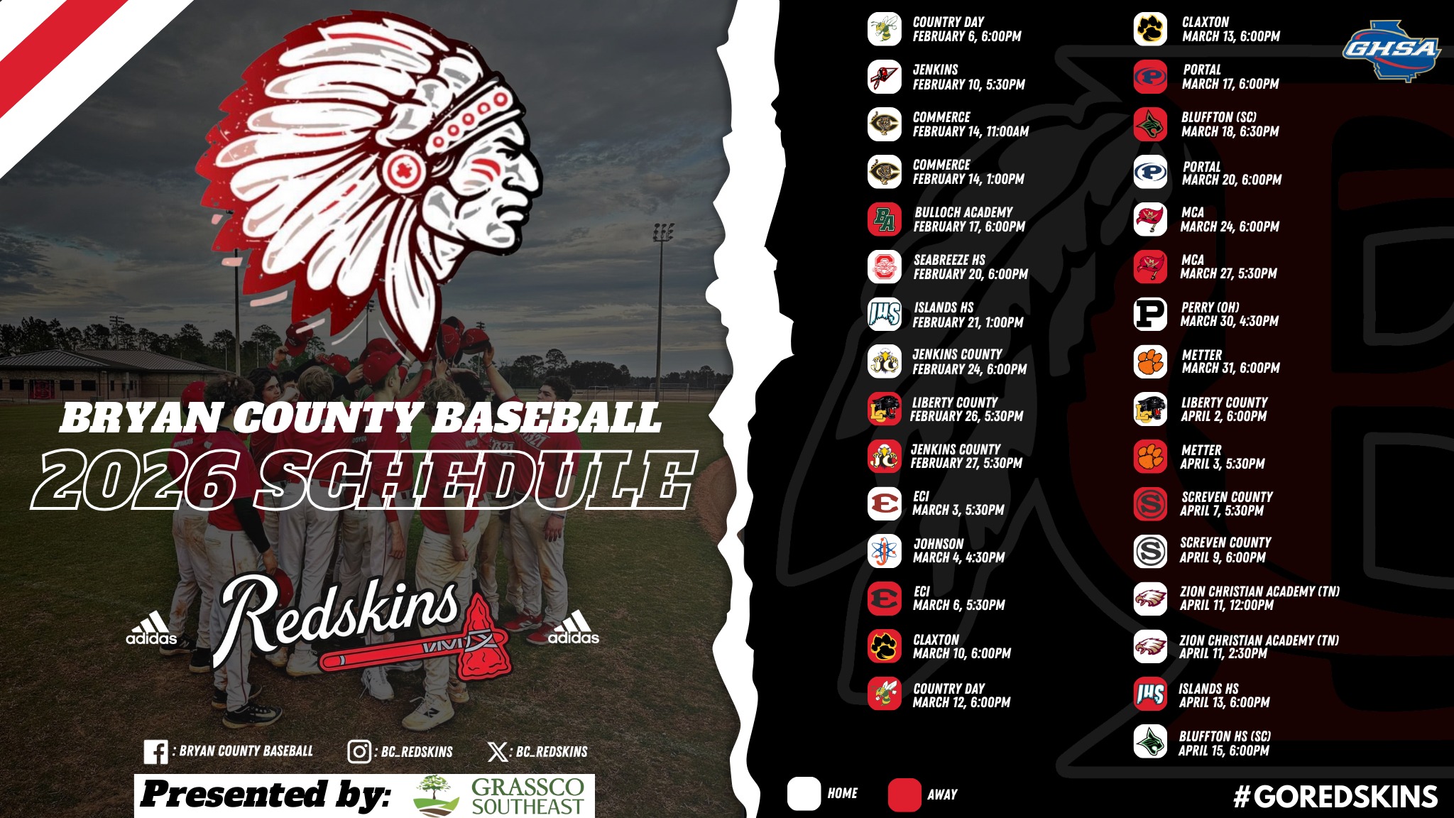 Baseball Schedule