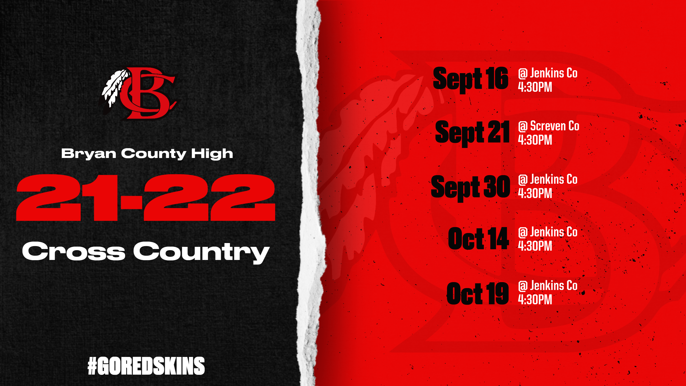 High School Cross Country Schedule 2021