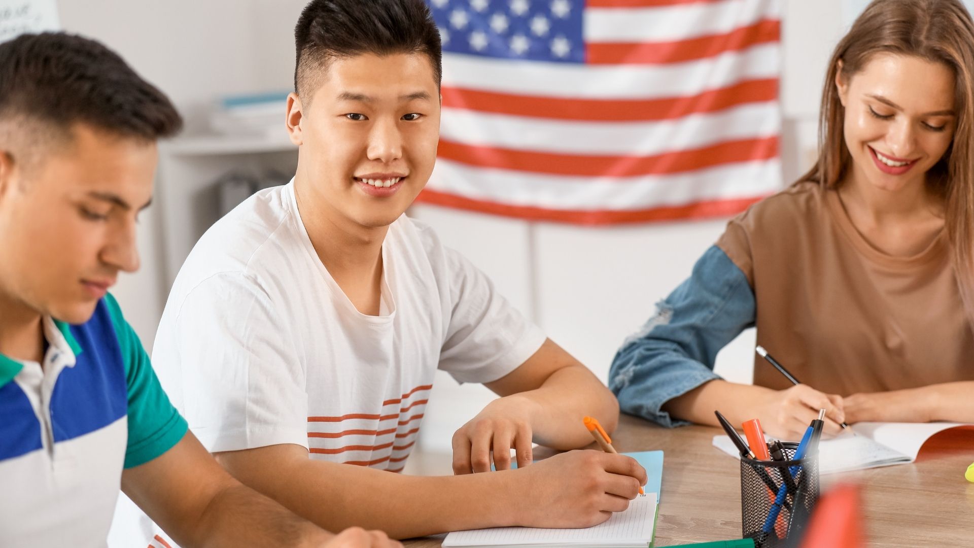 Students at desk