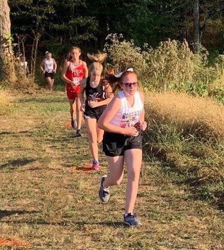 Cross Country team running together