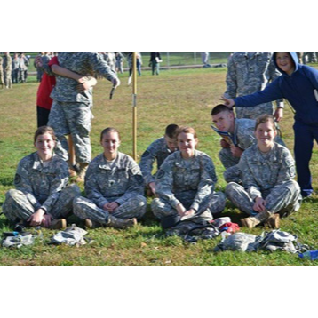 Students resting on the grass