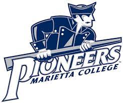 Marietta College Logo with a Pioneer 